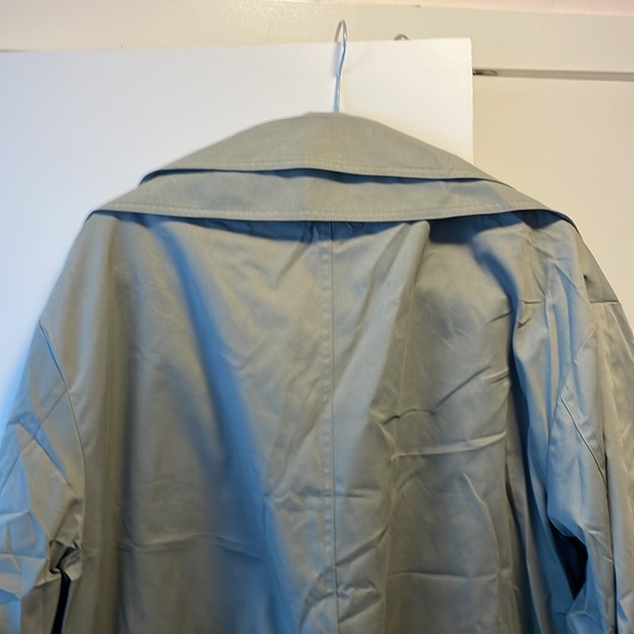 Grey Oversized Trench Coat - Picture 9 of 9